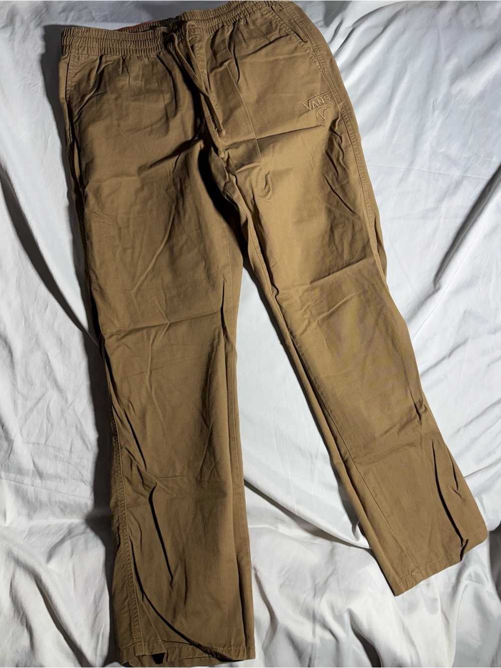 Vans Men's Tan Canvas Chinos